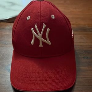 Gently used Youth NY Yankees Hat Red & White